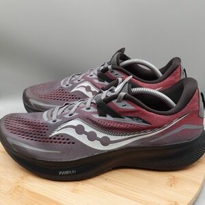 Saucony Shoes Men's 11 Ride 15‎ Red/Black-Silver Running S20729-22 Flaws